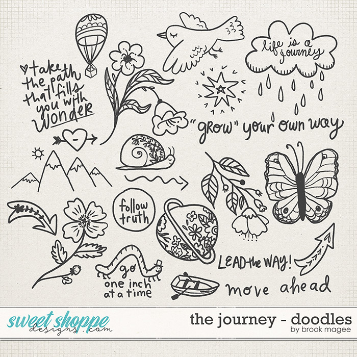 The Journey - Doodles by Brook Magee