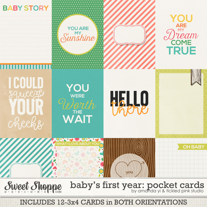 Baby's First Year : Pocket Cards by Amanda Yi & Tickled Pink Studio Baby's First Year : Pocket Cards by Amanda Yi & Tickled Pink Studio