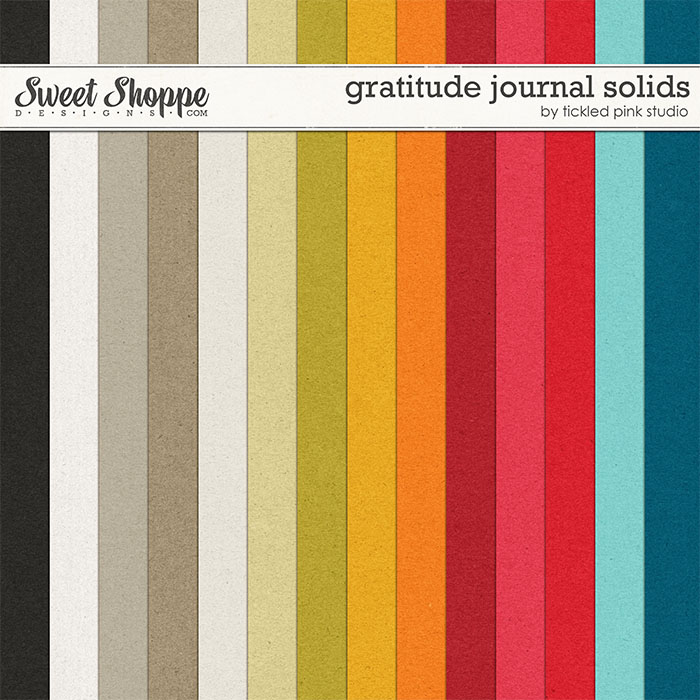 Gratitude Journal Solids by Tickled Pink Studio Gratitude Journal Solids by Tickled Pink Studio