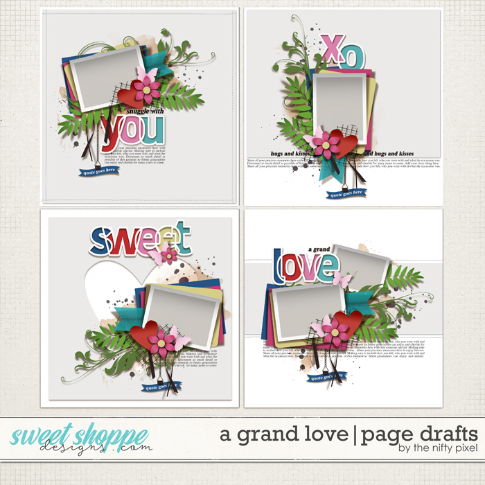 A GRAND LOVE | PAGE DRAFTS by The Nifty Pixel