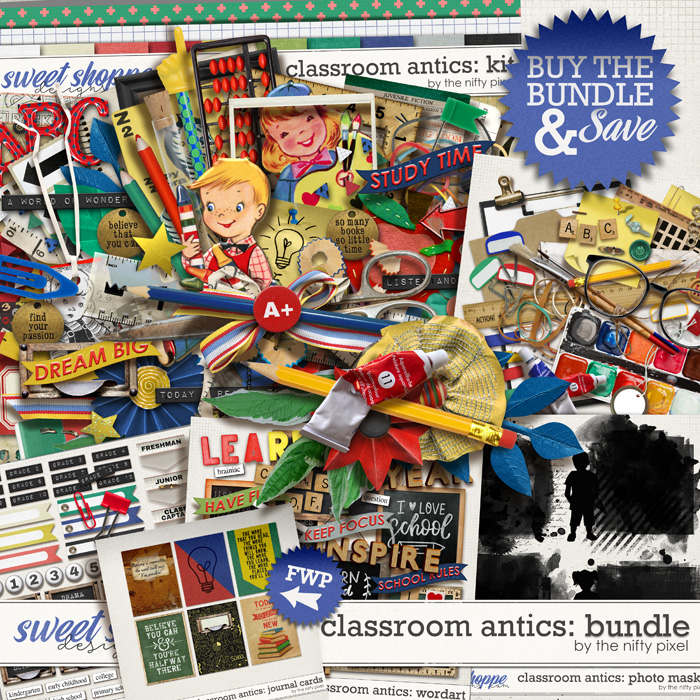 CLASSROOM ANTICS | BUNDLE by The Nifty Pixel