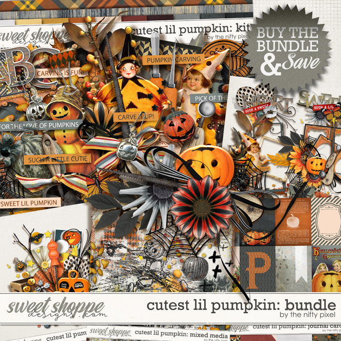 CUTEST LIL PUMPKIN | BUNDLE by The Nifty Pixel