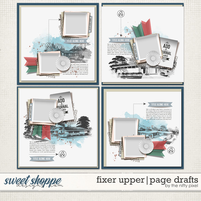 FIXER UPPER | PAGE DRAFTS by The Nifty Pixel