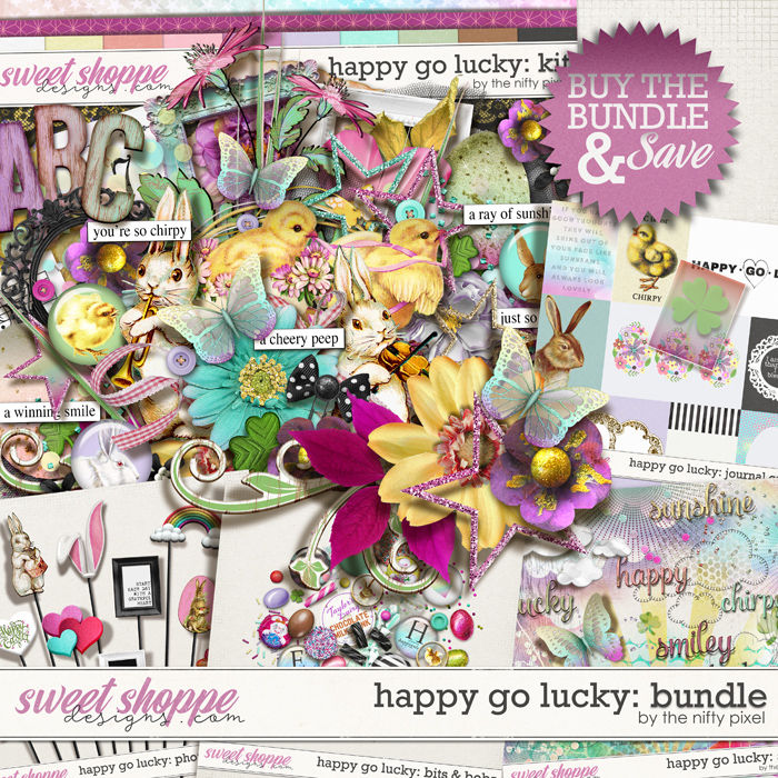 HAPPY GO LUCKY | BUNDLE by The Nifty Pixel
