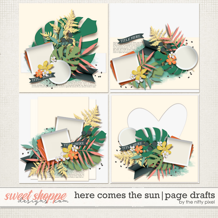 HERE COMES THE SUN | PAGE DRAFTS by The Nifty Pixel