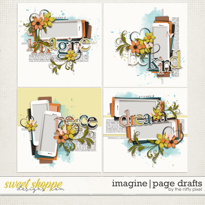 IMAGINE | PAGE DRAFTS by The Nifty Pixel