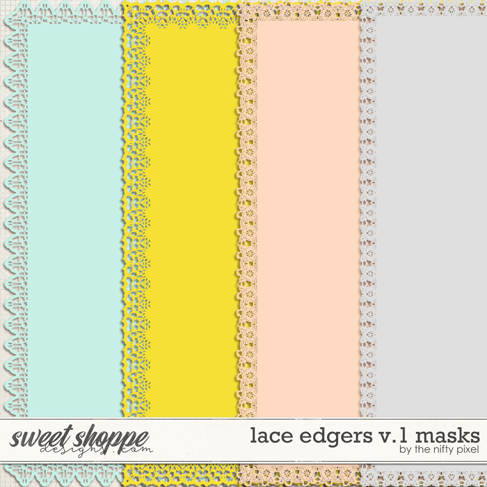 LACE PAGE EDGERS V.1 | CLIPPING MASKS by The Nifty Pixel LACE PAGE EDGERS V.1 | CLIPPING MASKS by The Nifty Pixel