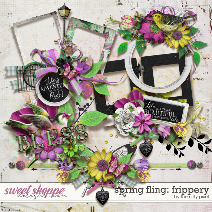 SPRING FLING | FRIPPERY by The Nifty Pixel