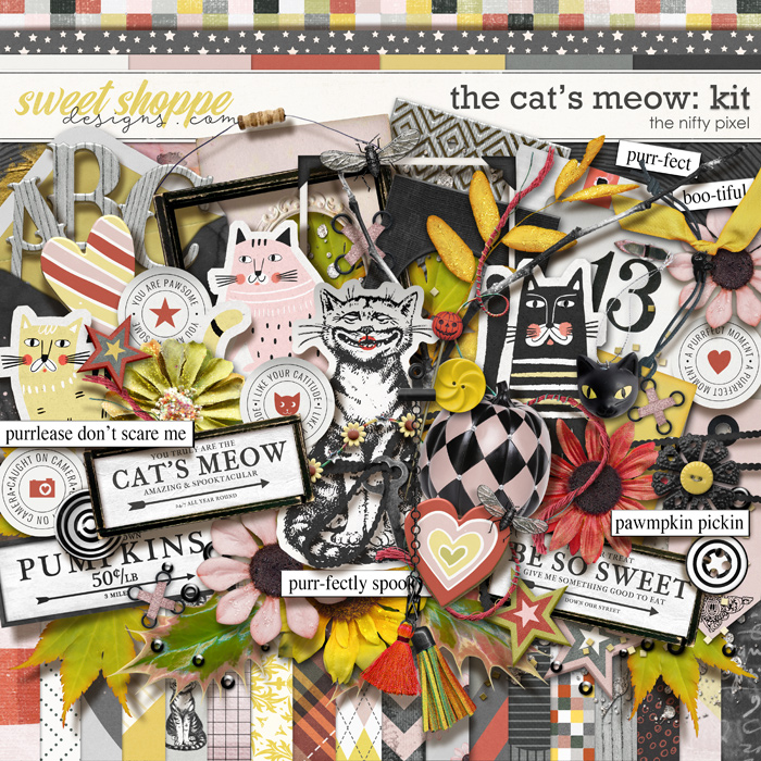 THE CAT’S MEOW | KIT by The Nifty Pixel
