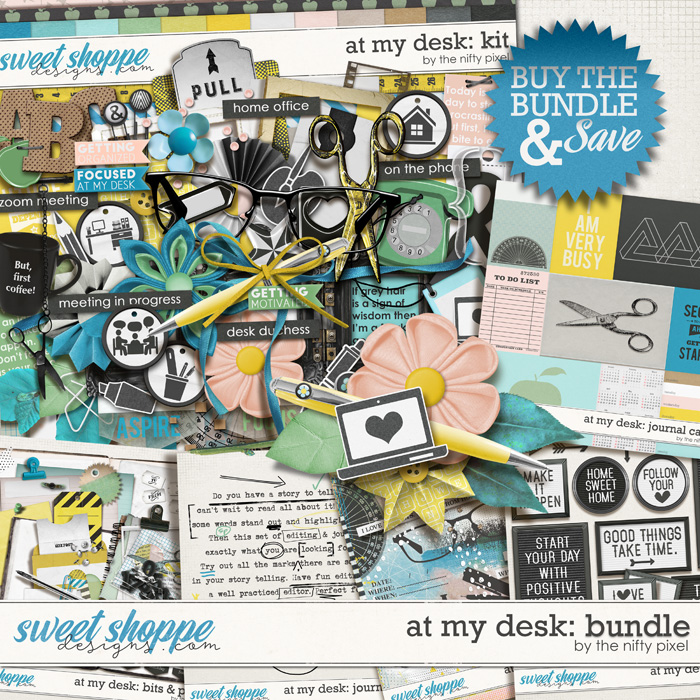 AT MY DESK | BUNDLE by The Nifty Pixel