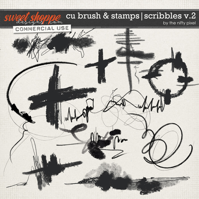 CU BRUSH & STAMPS | SCRIBBLES V.2 by The Nifty Pixel CU BRUSH & STAMPS | SCRIBBLES V.2 by The Nifty Pixel