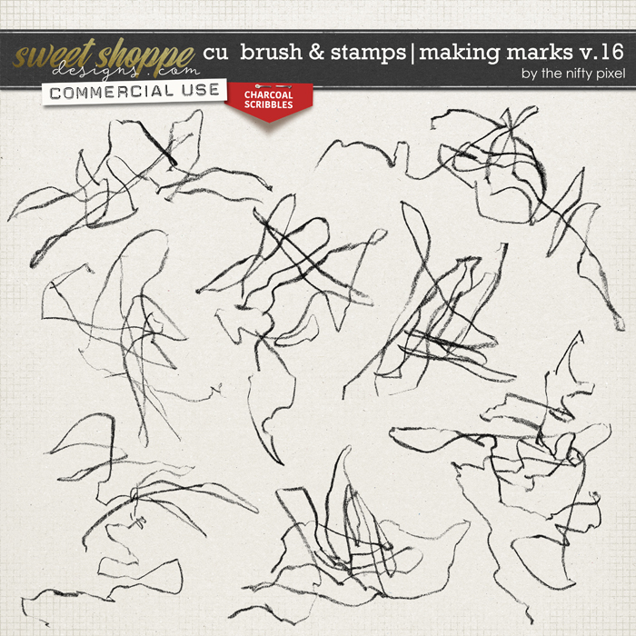CU BRUSH & STAMPS | MAKING MARKS V.16 by The Nifty Pixel
