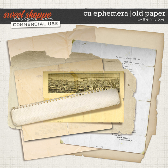 CU EPHEMERA | OLD PAPER V.1 by The Nifty Pixel CU EPHEMERA | OLD PAPER V.1 by The Nifty Pixel