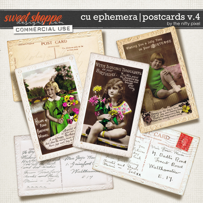 CU EPHEMERA | POSTCARDS V.4 by The Nifty Pixel