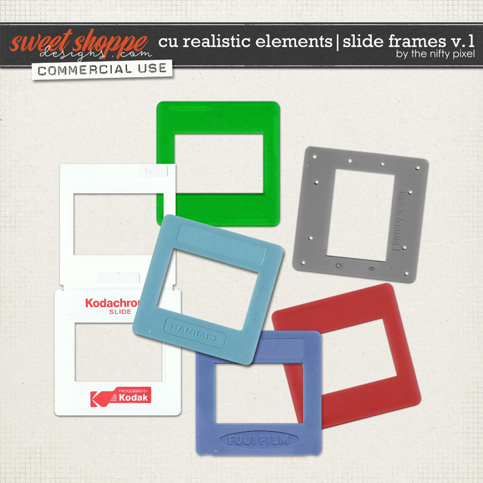 CU REALISTIC ELEMENTS | SLIDE FRAMES V.1 by The Nifty Pixel