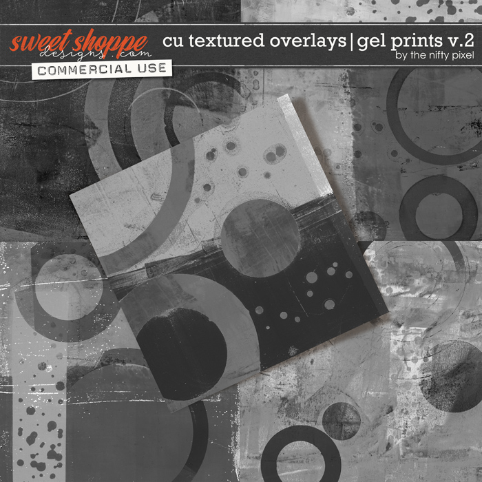 CU TEXTURED OVERLAYS | GEL PRINTS V.2 by The Nifty Pixel CU TEXTURED OVERLAYS | GEL PRINTS V.2 by The Nifty Pixel