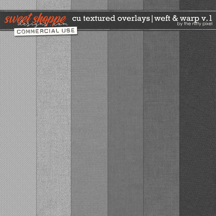 CU TEXTURED OVERLAYS | WEFT & WARP V.1 by The Nifty Pixel