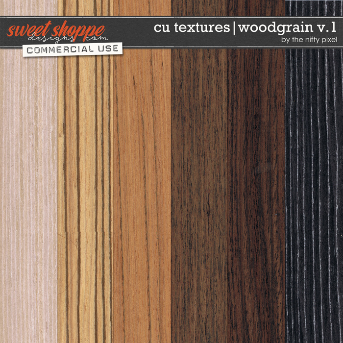 CU TEXTURED OVERLAYS | WOODGRAIN V.1 by The Nifty Pixel