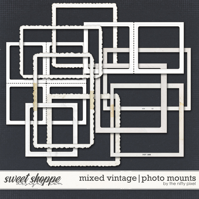 MIXED VINTAGE | PHOTO MOUNTS by The Nifty Pixel MIXED VINTAGE | PHOTO MOUNTS by The Nifty Pixel