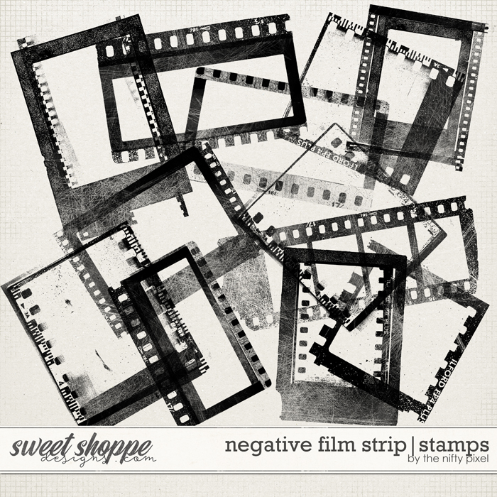 NEGATIVE FILM STRIP | STAMPS by The Nifty Pixel NEGATIVE FILM STRIP | STAMPS by The Nifty Pixel