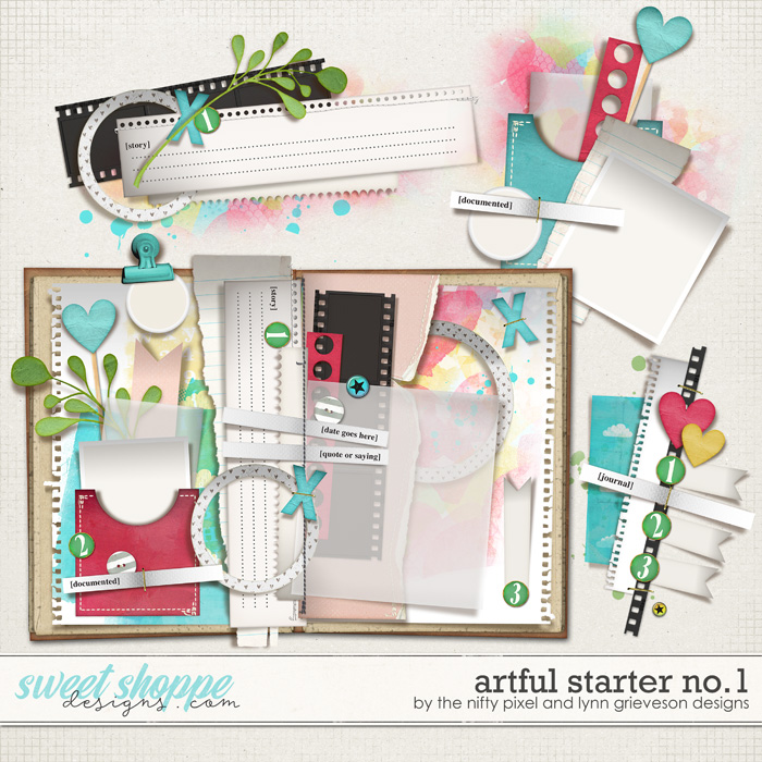 ARTFUL STARTER No.1 by The Nifty Pixel & Lynn Grieveson Designs