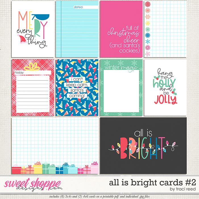 All Is Bright Cards #2 by Traci Reed All Is Bright Cards #2 by Traci Reed