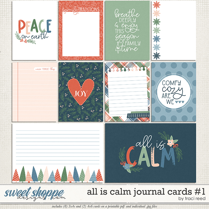 All Is Calm Cards #1 by Traci Reed
