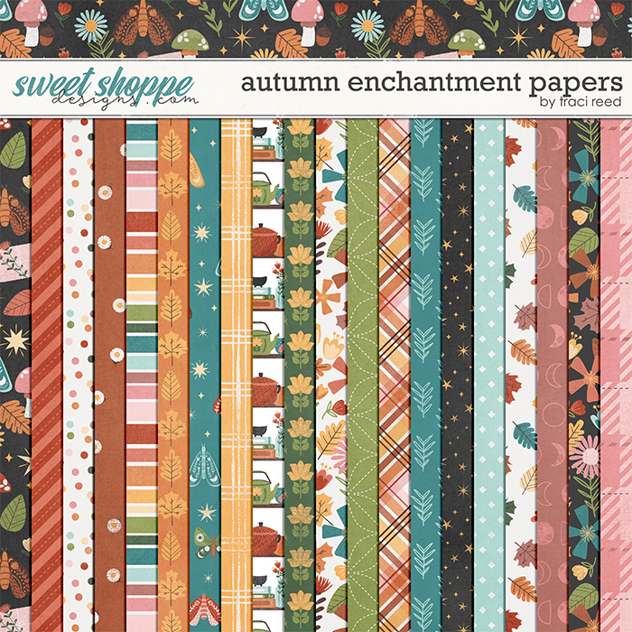 Autumn Enchantment Papers by Traci Reed