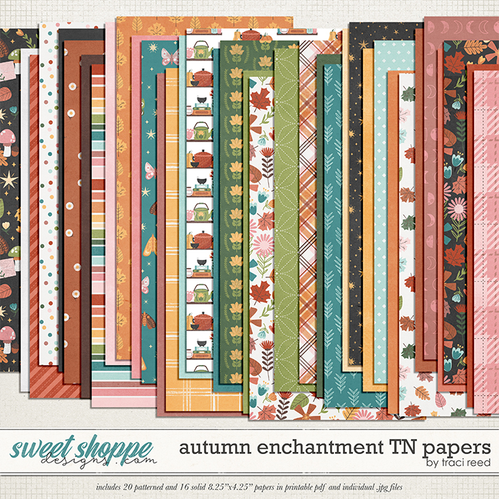 Autumn Enchantment TN Papers by Traci Reed