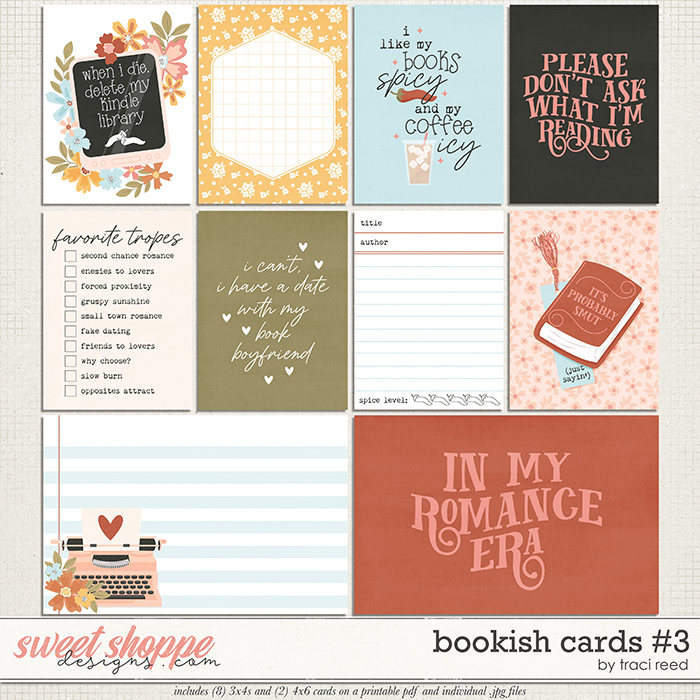 Bookish Cards #3 by Traci Reed Bookish Cards #3 by Traci Reed