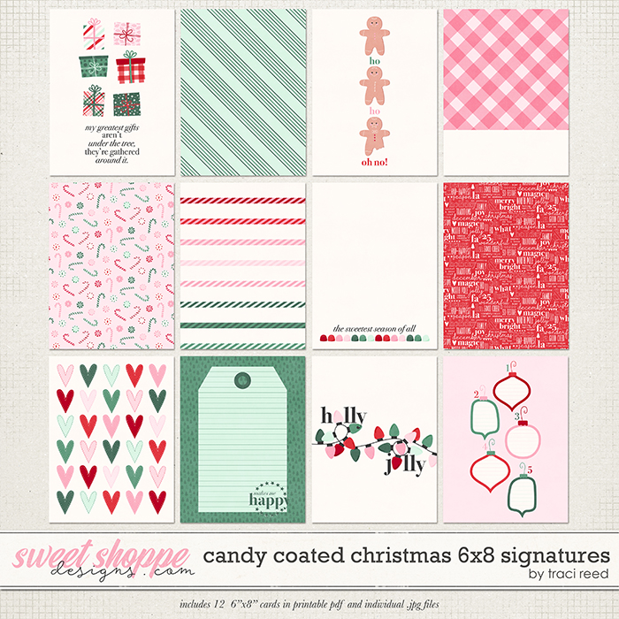 Candy Coated Christmas 6x8 Signatures by Traci Reed Candy Coated Christmas 6x8 Signatures by Traci Reed