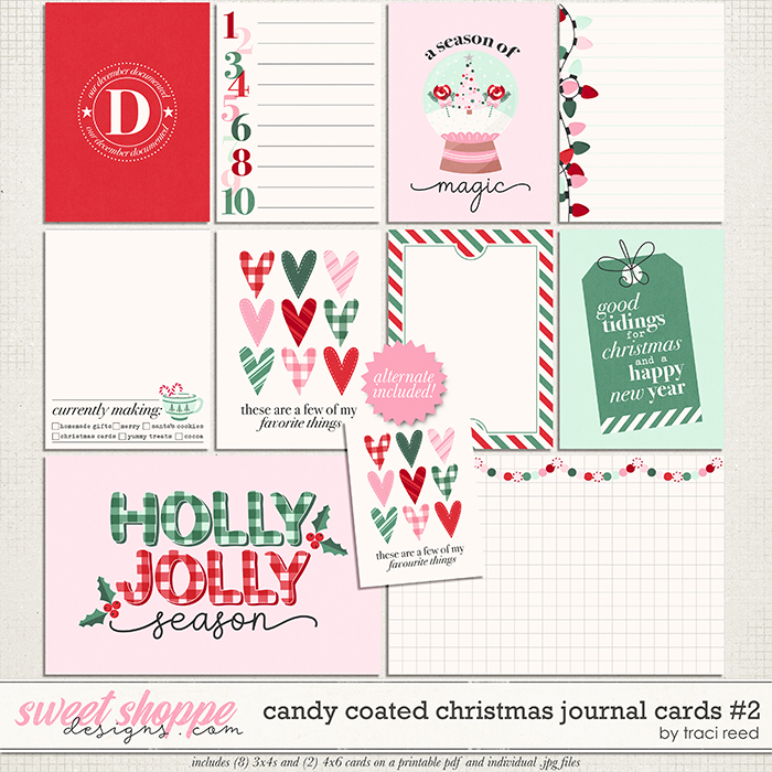 Candy Coated Christmas Cards #2 by Traci Reed