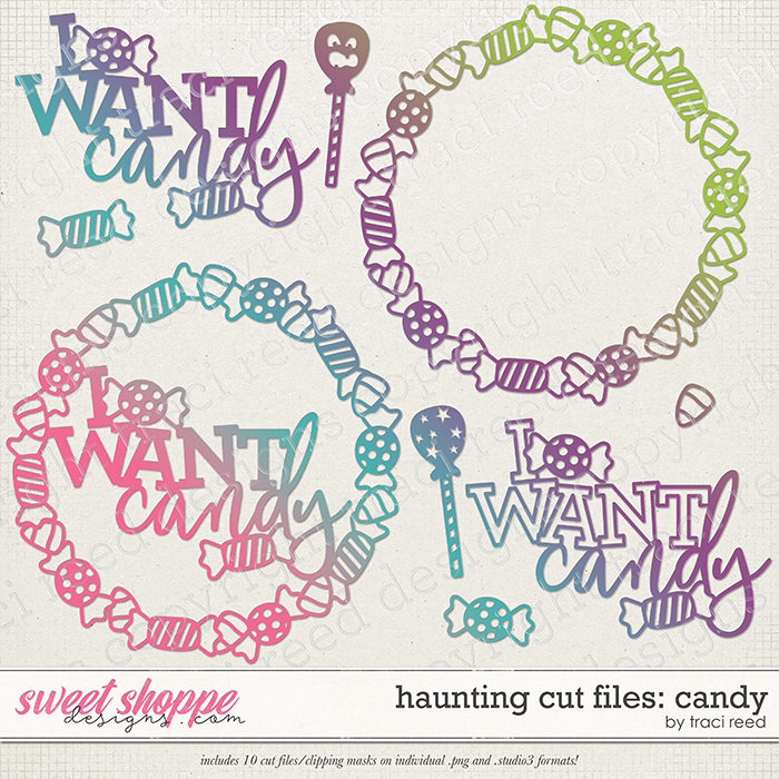 Haunting Candy Cut Files by Traci Reed