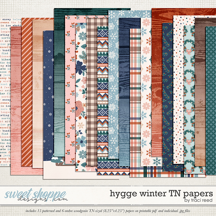 Hygge Winter TN Papers by Traci Reed