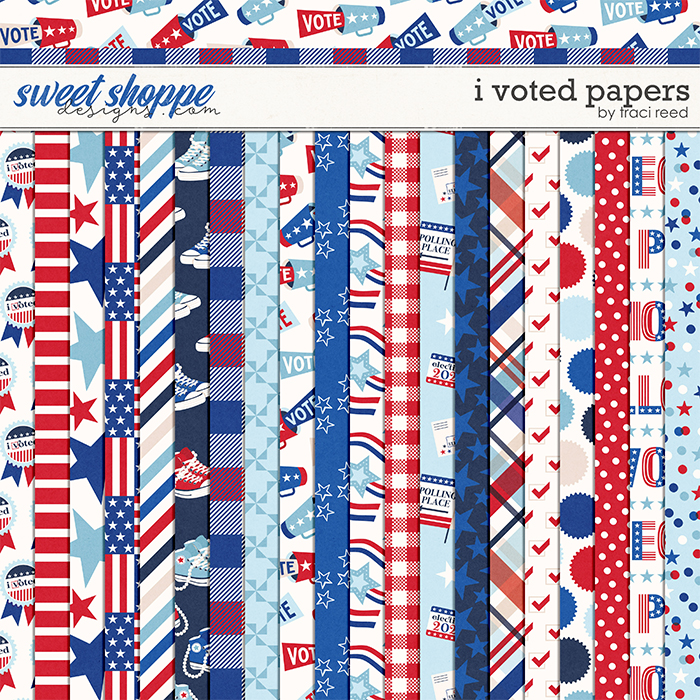 I Voted Papers by Traci Reed I Voted Papers by Traci Reed