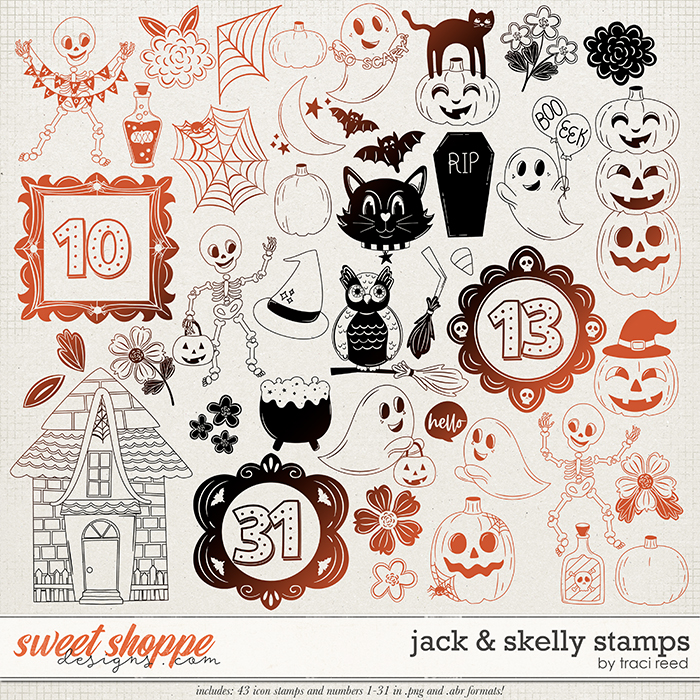 Jack & Skelly Stamps by Traci Reed Jack & Skelly Stamps by Traci Reed