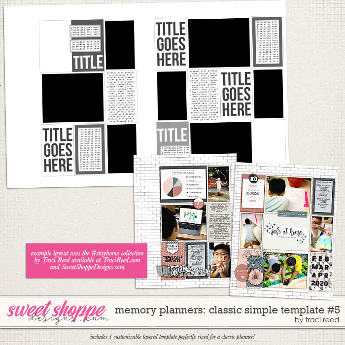 Memory Planners - Classic - Simple #5 by Traci Reed Memory Planners - Classic - Simple #5 by Traci Reed