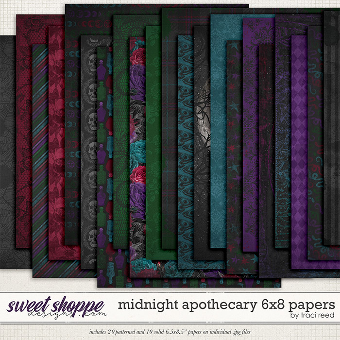 Midnight Apothecary 6x8 Papers by Traci Reed
