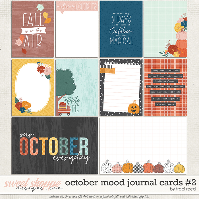 October Mood Cards 2 by Traci Reed