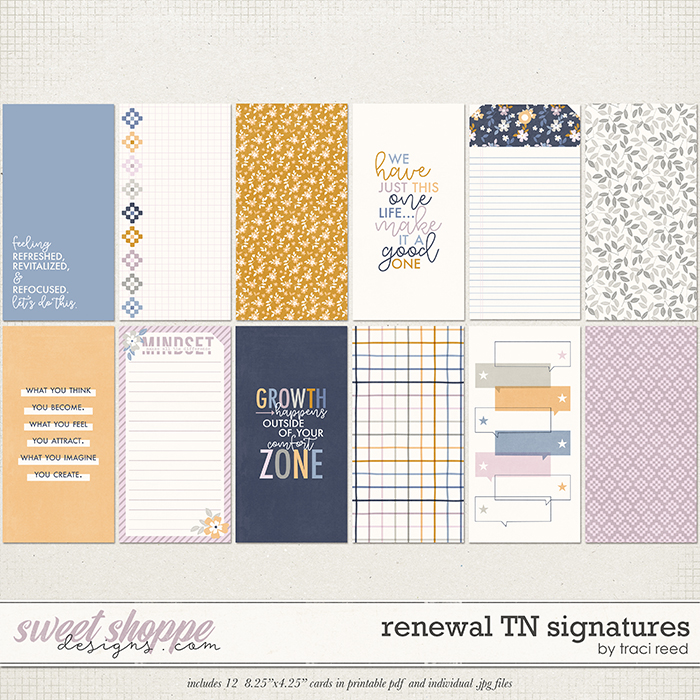 Renewal TN Signatures by Traci Reed Renewal TN Signatures by Traci Reed