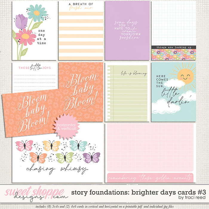 Story Foundations: Brighter Days Cards 3 by Traci Reed