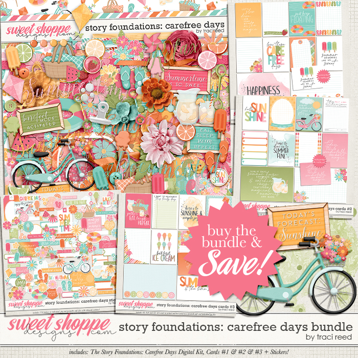 Story Foundations: Carefree Days Bundle by Traci Reed