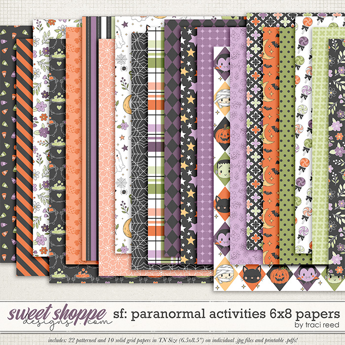 Story Foundations: Paranormal Activities 6x8 Papers by Traci Reed