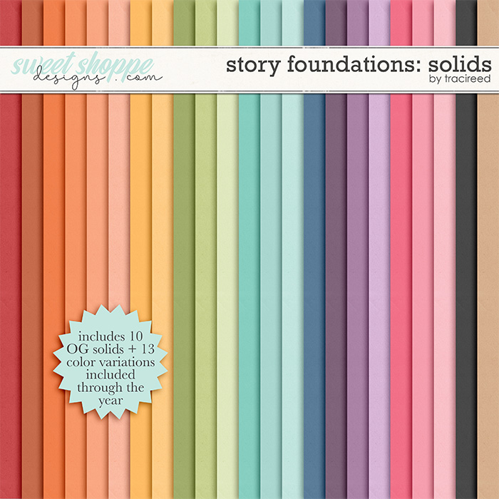 Story Foundations: Solid Papers by Traci Reed