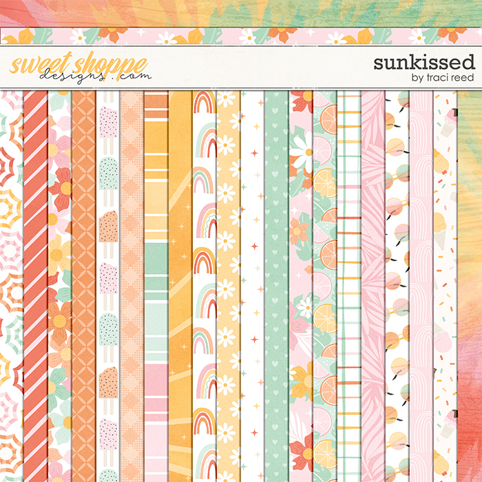 Sunkissed 12x12 Papers by Traci Reed