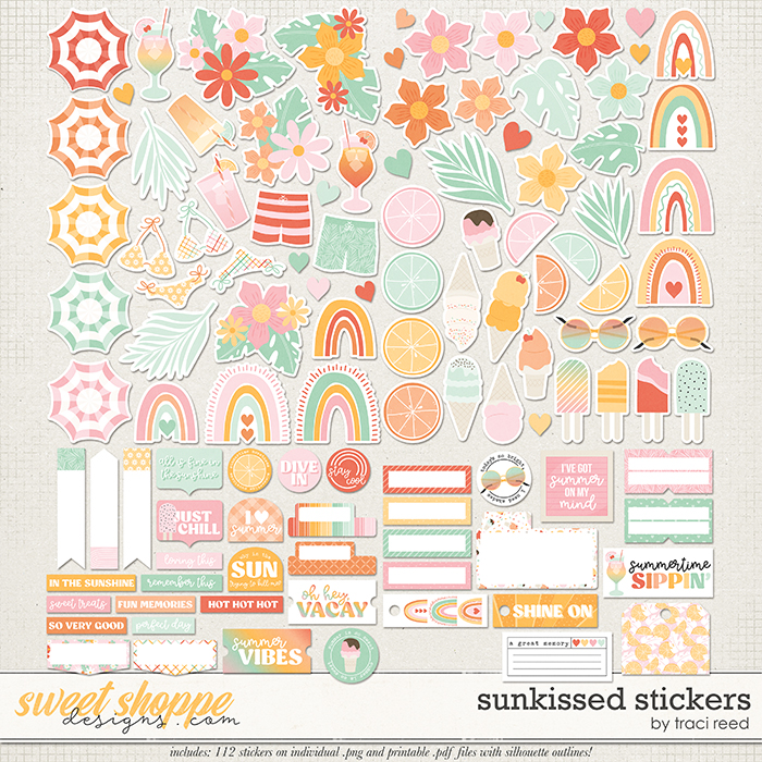 Sunkissed Stickers by Traci Reed