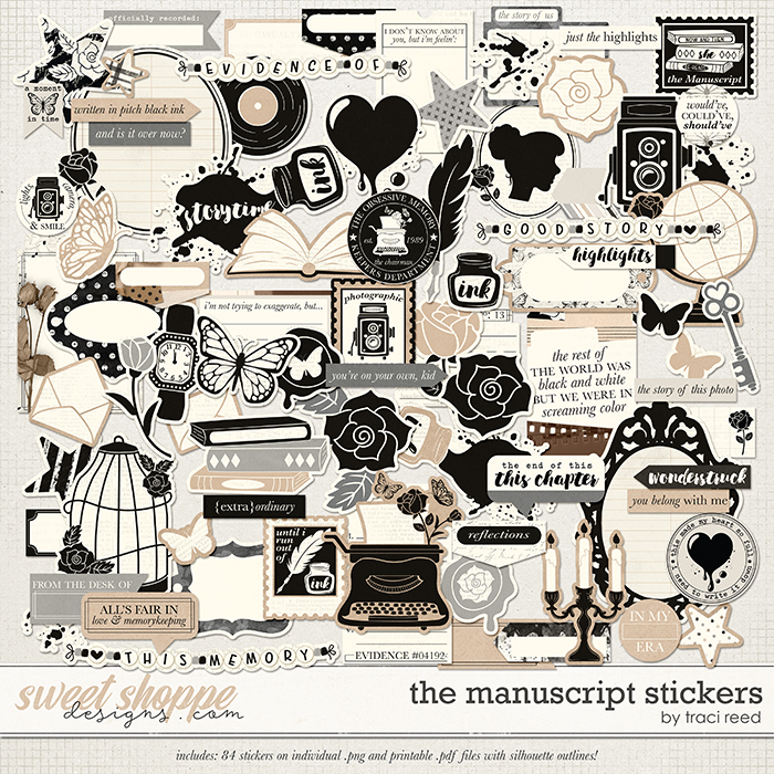 The Manuscript Stickers by Traci Reed The Manuscript Stickers by Traci Reed