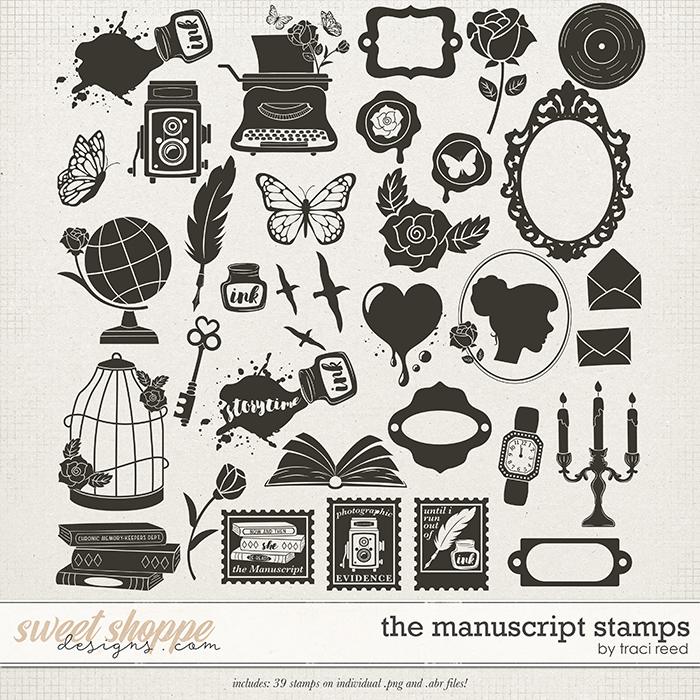 The Manuscript Stamps by Traci Reed The Manuscript Stamps by Traci Reed