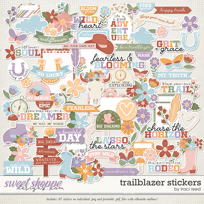 Trailblazer Stickers by Traci Reed