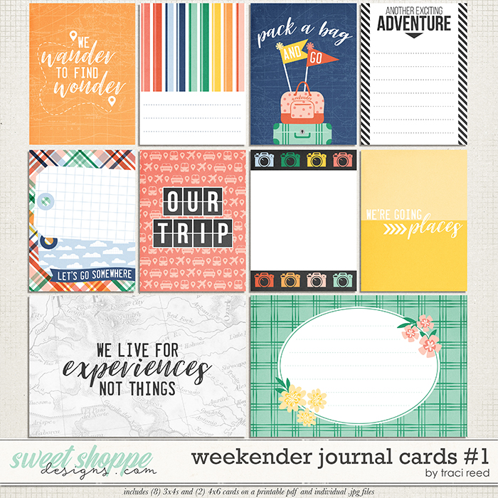 Weekender Cards #1 by Traci Reed